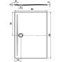 Brodzik prostokątny 140x80 cm biały 357600010001 Kaldewei Superplan Zero zdj.2