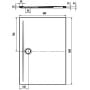 Brodzik prostokątny 140x80 cm biały 357647980001 Kaldewei Superplan Zero zdj.2
