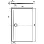 Brodzik prostokątny 150x75 cm biały 358400010001 Kaldewei Superplan Zero zdj.2