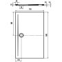 Brodzik prostokątny 160x75 cm biały 359647980001 Kaldewei Superplan Zero zdj.2