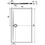 Brodzik prostokątny 170x75 cm biały 360647980001 Kaldewei Superplan Zero zdj.2