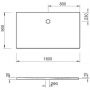 Brodzik prostokątny 160x90 cm biały KBMD1690AS Kronenbach Cube zdj.2