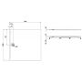 Brodzik kwadratowy 150x150 cm biały H2139530000001 Laufen Pro zdj.2