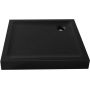 Brodzik kwadratowy 80x80 cm czarny B0562 New Trendy Mild Stone zdj.1