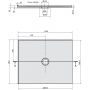 Brodzik prostokątny 100x80 cm 73169 Polysan Mirai zdj.2