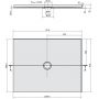 Brodzik prostokątny 120x90 cm 73180 Polysan Mirai zdj.2