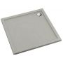 Brodzik kwadratowy 90x90 cm cement 3SS1K9090CTST Schedline Sharper zdj.1