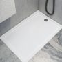 Brodzik prostokątny z syfonem 100x70 cm biały 32864 Schedpol Caspar zdj.6