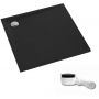 Brodzik kwadratowy 90x90 cm czarny 3461CST Schedpol Etrusco zdj.1
