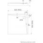 Brodzik kwadratowy z syfonem 90x90 cm biały 31461 Schedpol Solido zdj.3