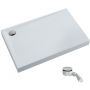 Brodzik prostokątny z syfonem 100x80 cm biały 31465 Schedpol Solido zdj.1