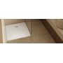 Brodzik kwadratowy z syfonem 80x80 cm biały 33500BSTM6B Schedpol Majestic White Stone zdj.5