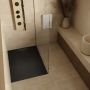 Brodzik prostokątny z syfonem 100x80 cm czarny 33506CSTM6C Schedpol Majestic Black Stone zdj.6