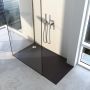 Brodzik prostokątny 100x80 cm czarny 3SPL1P80100CST Schedline Libra Black Stone zdj.4