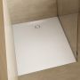 Brodzik prostokątny z syfonem 100x80 cm biały 33506BSTM6B Schedpol Majestic White Stone zdj.7