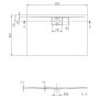 Brodzik prostokątny 120x80 cm biały UDA1280ARA215GV01 Villeroy & Boch Architectura zdj.2