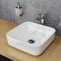 Umywalka 38.5x38.5 cm kwadratowa nablatowa biała CEAC2201WH Actima Cori zdj.4