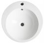 Umywalka 84x50 cm okrągła wolnostojąca biała VS701 Aqualine zdj.4