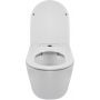 Miska WC z deską wolnoopadającą wisząca bez kołnierza biały G01010101011 Balneo Luxa zdj.3