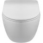 Miska WC z deską wolnoopadającą wisząca bez kołnierza biały G01010101012 Balneo Luna zdj.3