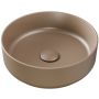Umywalka 34.6x34.6 cm okrągła nablatowa UNCM35CLM Besco Clea zdj.1