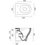Miska WC stojąca bez kołnierza biały połysk 0512420001 Catalano Sfera zdj.2