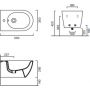 Bidet wiszący 0518551032 Catalano Sfera zdj.2