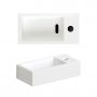 Umywalka 36x18 cm prostokątna ścienna-nablatowa biała CL0302030 Clou New Flush zdj.3
