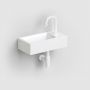 Umywalka 36x18 cm prostokątna ścienna-nablatowa biała CL0302030 Clou New Flush zdj.4