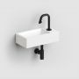 Umywalka 36x18 cm prostokątna ścienna-nablatowa biała CL0302030 Clou New Flush zdj.5