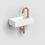 Umywalka 36x18 cm prostokątna ścienna-nablatowa biała CL0302030 Clou New Flush zdj.6