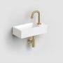 Umywalka 36x18 cm prostokątna ścienna-nablatowa biała CL0302030 Clou New Flush zdj.7