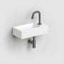 Umywalka 36x18 cm prostokątna ścienna-nablatowa biała CL0302030 Clou New Flush zdj.8