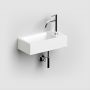 Umywalka 36x18 cm prostokątna ścienna-nablatowa biała CL0302030 Clou New Flush zdj.9
