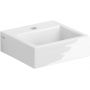 Umywalka 28x27 cm prostokątna ścienna-nablatowa biała CL0303010 Clou Flush zdj.1