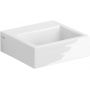 Umywalka 28x27 cm prostokątna ścienna-nablatowa biała CL0303011 Clou Flush zdj.1