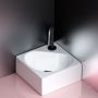 Umywalka 27x27 cm kwadratowa ścienna-nablatowa biała CL0303050 Clou Flush zdj.5
