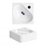 Umywalka 27x27 cm kwadratowa ścienna-nablatowa biała CL0303050 Clou Flush zdj.8