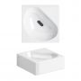 Umywalka 27x27 cm kwadratowa ścienna-nablatowa biała CL0303051 Clou Flush zdj.8