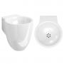 Umywalka 31.5x27 cm okrągła ścienna biała CL0303061 Clou Flush zdj.3