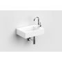 Umywalka 42.5x29 cm prostokątna ścienna-nablatowa biała CL0303220 Clou Flush zdj.3