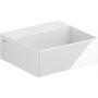 Umywalka 28x27 cm prostokątna ścienna-nablatowa biała CL0303410 Clou New Flush zdj.1
