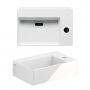 Umywalka 35.5x24.5 cm prostokątna ścienna-nablatowa biała CL030342001 Clou New Flush zdj.4