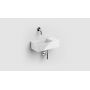 Umywalka 35x18 cm prostokątna ścienna-nablatowa biała CL0303430 Clou New Flush zdj.6