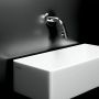 Umywalka 38x18 cm prostokątna ścienna-nablatowa biała CL0303431 Clou New Flush zdj.4
