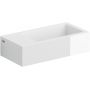 Umywalka 36x18 cm prostokątna ścienna-nablatowa biała CL0308032 Clou New Flush zdj.1
