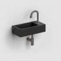 Umywalka 36x18 cm prostokątna ścienna-nablatowa czarna CL0312030 Clou New Flush zdj.6
