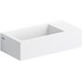 Umywalka 36x18 cm prostokątna ścienna-nablatowa biała CL0313031 Clou Flush zdj.1