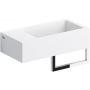 Umywalka 36x18 cm prostokątna ścienna-nablatowa biała CL031303202 Clou New Flush zdj.1