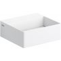 Umywalka 28x27 cm prostokątna ścienna-nablatowa biała CL031341002 Clou New Flush zdj.1